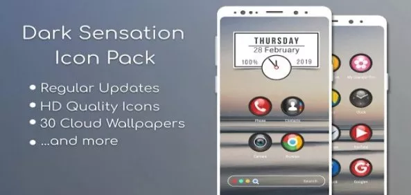 dark sensation icon pack