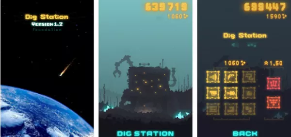 Gameplay screenshot from dig station for Android