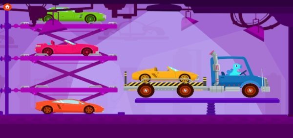 Gameplay screenshot from dinosaur truck for Android