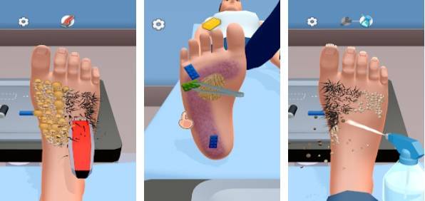 Gameplay screenshot from doctor care for Android