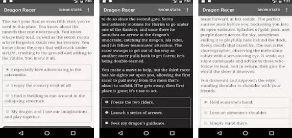 Gameplay screenshot from dragon racer for Android