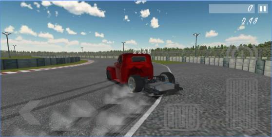 Gameplay screenshot from drift classics for Android