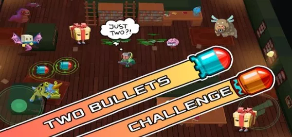 Gameplay screenshot from dualshot roguelike pro for Android