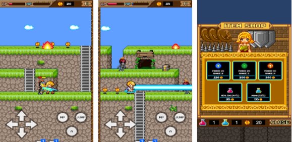 Gameplay screenshot from forgotten warrior game for Android