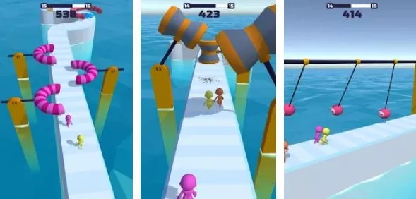 Gameplay screenshot from fun race 3d for Android