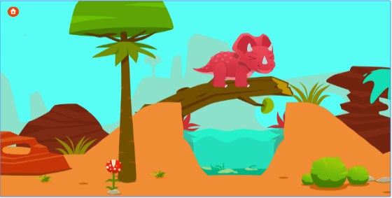 Gameplay screenshot from dinosaur park explore for Android