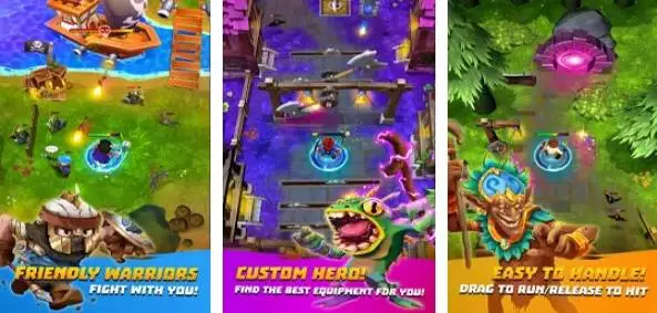Gameplay screenshot from epic magic warrior for Android