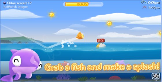 Gameplay screenshot from fish out of water for Android