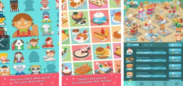 Gameplay screenshot from foodpia tycoon for Android