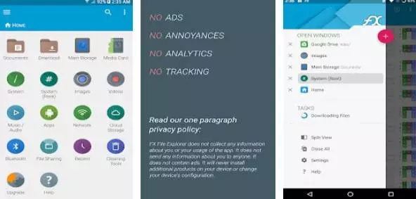 Gameplay screenshot from fx file explorer the file manager with privacy for Android