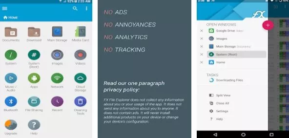 Gameplay screenshot from fx file explorer the file manager with privacy for Android