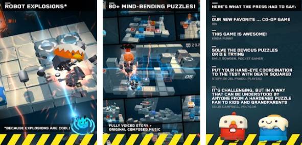 Gameplay screenshot from death squared for Android