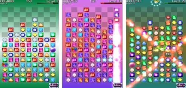 Gameplay screenshot from diamond stacks pro match 3 for Android
