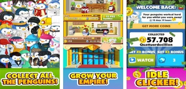 Gameplay screenshot from empire penguin for Android