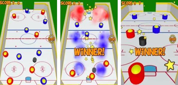 Gameplay screenshot from extreme ice hockey pro for Android