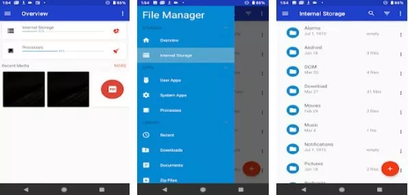 Gameplay screenshot from file manager and memory cleaner pro for Android