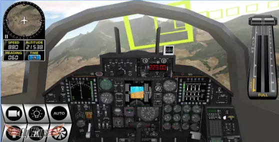 Gameplay screenshot from flight simulator x 2016 air hd for Android