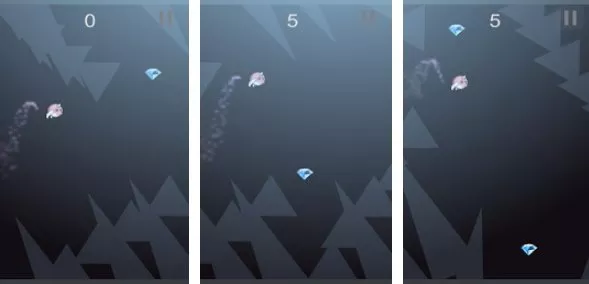 Gameplay screenshot from fly above pro for Android