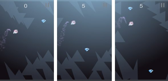 Gameplay screenshot from fly above pro for Android