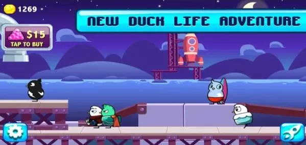 Gameplay screenshot from duck life space for Android