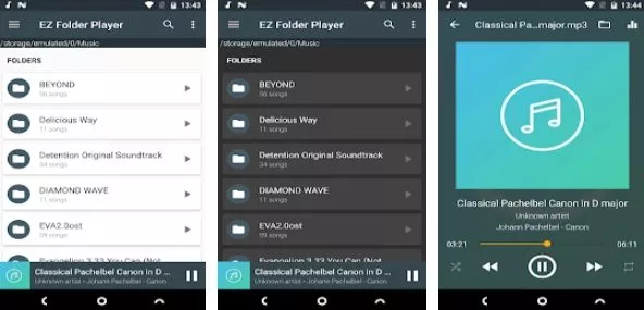 Gameplay screenshot from ez folder player for Android