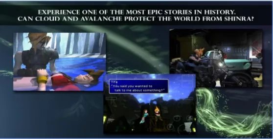 Gameplay screenshot from final fantasy vii for Android