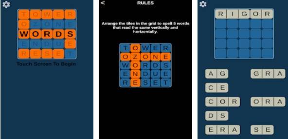 Gameplay screenshot from five words for Android