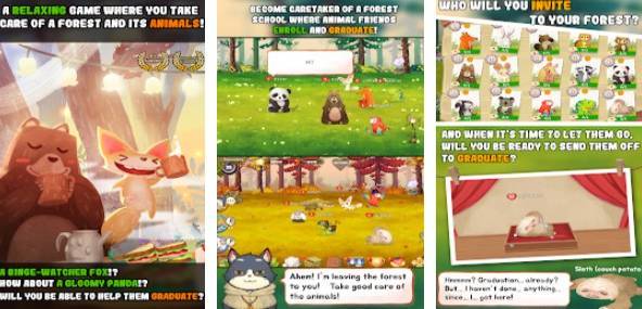 Gameplay screenshot from fuzzy seasons animal forest for Android
