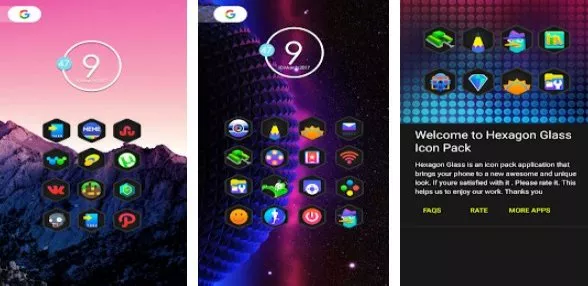 Gameplay screenshot from fimber icon pack for Android