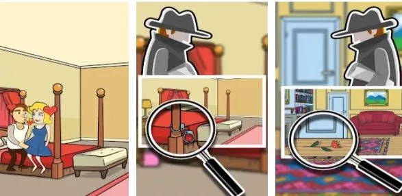 Gameplay screenshot from find the differences the detective for Android