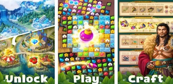 Gameplay screenshot from frozen flowers for Android