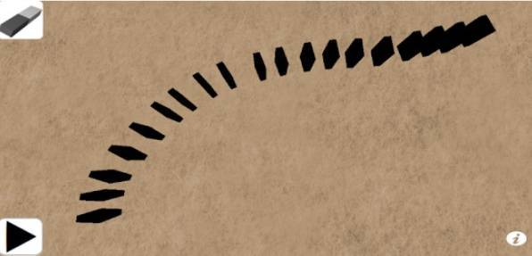 Gameplay screenshot from domino theory for Android