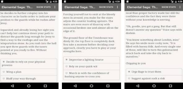 Gameplay screenshot from elemental saga the awakening for Android