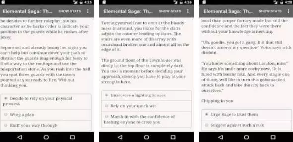 Gameplay screenshot from elemental saga the awakening for Android