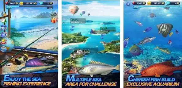 Gameplay screenshot from fishing fever for Android