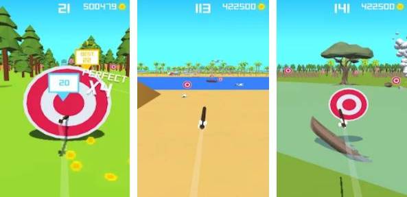 Gameplay screenshot from flying arrow for Android
