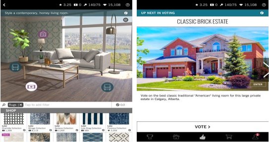 Gameplay screenshot from design home for Android