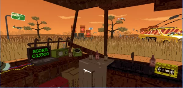 Gameplay screenshot from duckpocalypse vr for Android