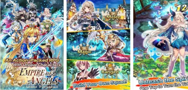 Gameplay screenshot from empire of angels lunar phantom for Android