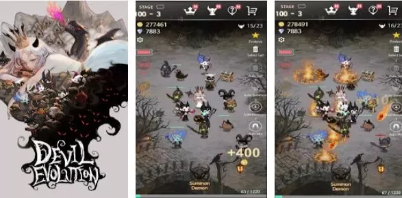 Gameplay screenshot from devil evolution for Android