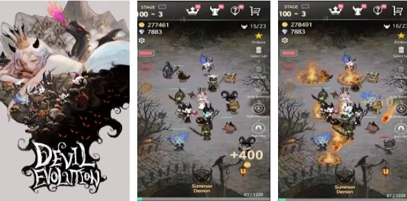Gameplay screenshot from devil evolution for Android
