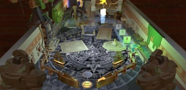 Gameplay screenshot from fantasy pinball jungle game for Android