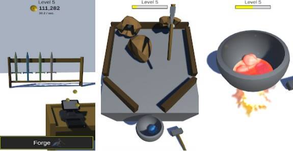 Gameplay screenshot from forge ahead for Android