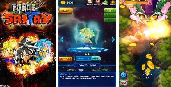 force of saiyan sky warrior