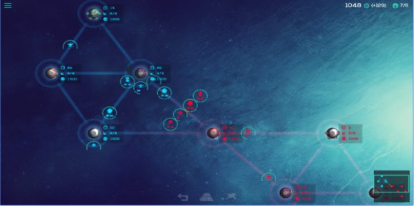 Gameplay screenshot from expansion rts for Android