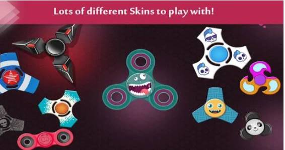 Gameplay screenshot from fidget spinner io game for Android
