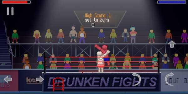 Gameplay screenshot from drunken fights plus for Android