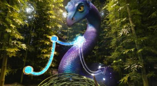 Gameplay screenshot from fantastic beasts vr experience for Android