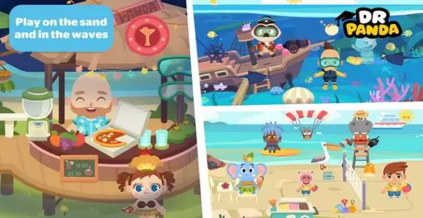 Gameplay screenshot from Dr Panda Town Vacation for Android