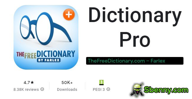 dictionnaire pro